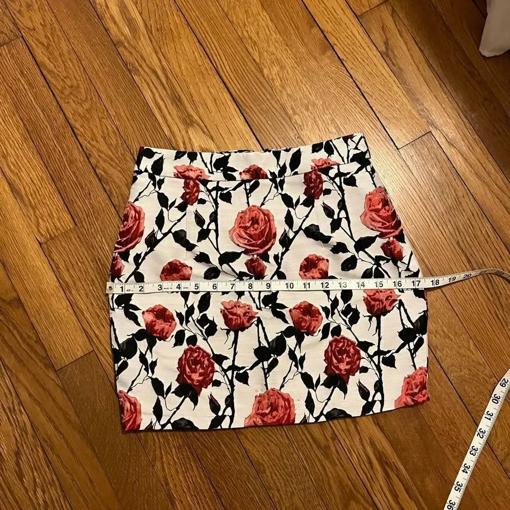 Asilio Case of Roses Mini Skirt - Floral - Size XS - Picture 5 of 10